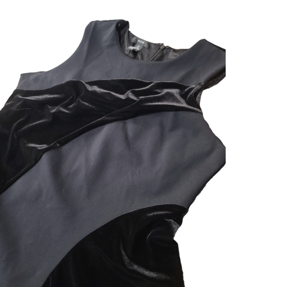 Alfani Dress Black Velvet Sleeveless Fit & Flare Womens Plus Size 14 - Picture 9 of 11